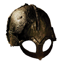 casque viking retrouvé à Gjermundbu