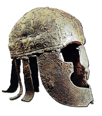 casque viking retrouvé à Vendel