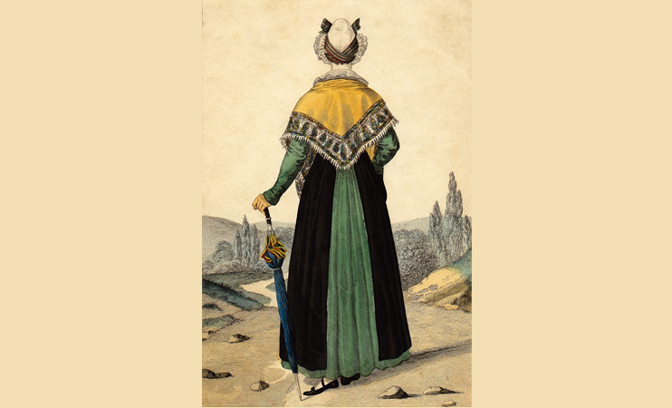 Coiffes et costumes normands : le costume de Lisieux