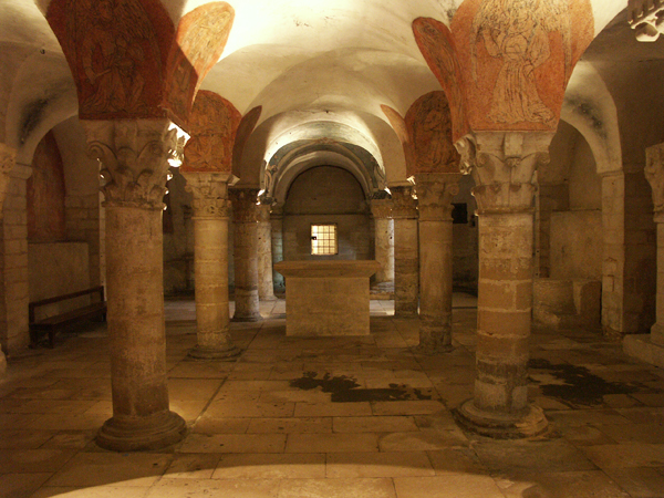 Crypte de la cathédrale de Bayeux ( SWG).