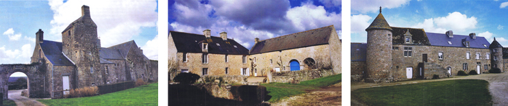 Manoir du Marais et Commanderie de Valcanville, ferme du Houguet à Réville