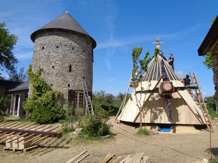 Restauration du moulin de Mobecq