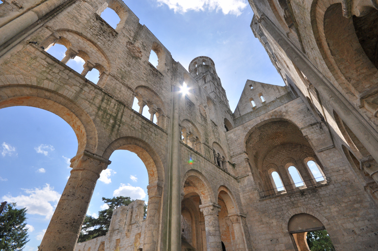 L’abbaye de Jumièges « admirables ruines »