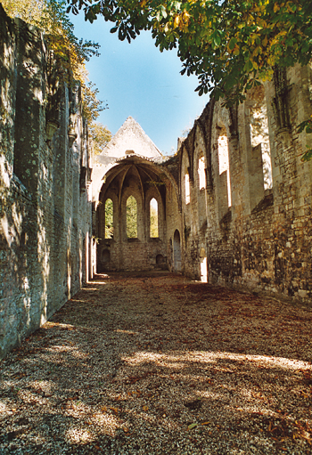 Intérieur de l’église abbatiale, enfilade de la nef. (Photo Alexandre Vernon © Patrimoine Normand)