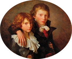 Alexandre et Henri, frères du peintre – François Gérard – Huile sur toile 1792 –P0980. (© La Fabrique de patrimoines en Normandie – Antoine Cazin)