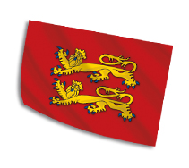 Autocollant drapeau Normandie