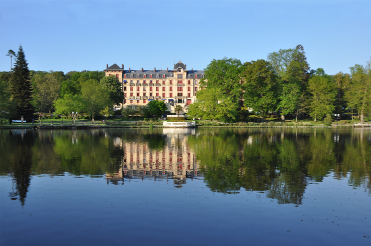 Bagnoles-de-l'Orne. L'établissement thermal fréquenté par Carlo Rosselli, souffrant d'une phlébite. (Photo Rodolphe Corbin © Patrimoine Normand)