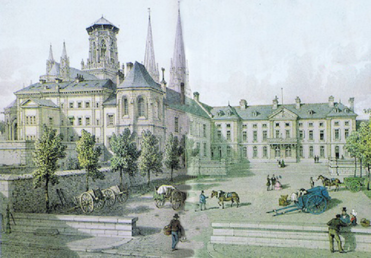 Bayeux - L'ancien palais épiscopal, le musée Baron Gérard et la mairie