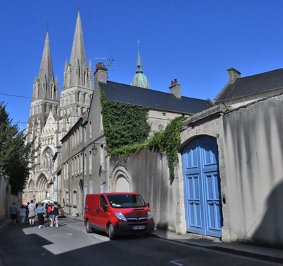 Maison natale d’Arcisse de Caumont, 17, rue des Chanoines à Bayeux. (Photo Rodolphe Corbin © Patrimoine Normand)