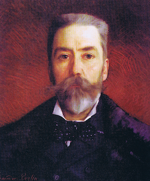 Camille Albert peint par A. Bertin en 1886 (musée centre des arts Fécamp).