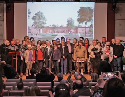 Les bénévoles d`Ornavik lors de la présentation du centre d`interprétation viking, le 9 mars 2023. (Photo Rodolphe Corbin  Rodolphe Corbin)