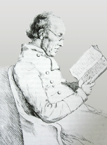 Portrait de Charles Duhérissier de Gerville (1769-1853). (© Coll. archives départementales de la Manche)