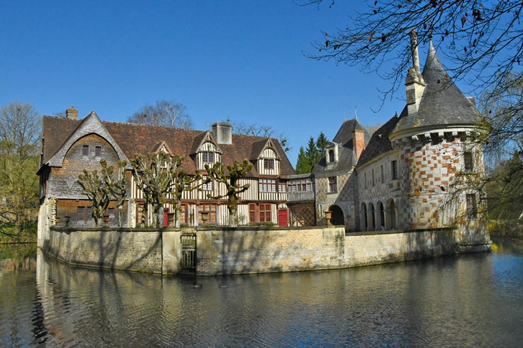Château de Saint-Germain-de-Livet. (Photo Rodophe Corbin © Patrimoine Normand) 