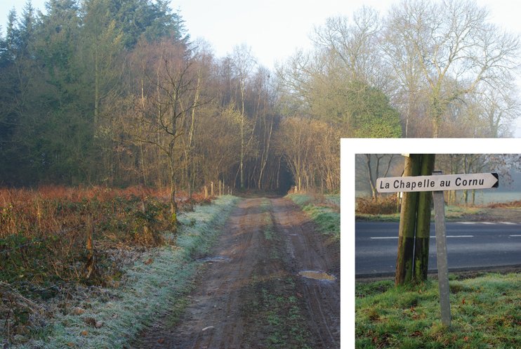 Dans le secteur du Cornu, lieu légendaire du supplice de Grimoult du Plessis. (© Photos Stéphane William Gondoin)