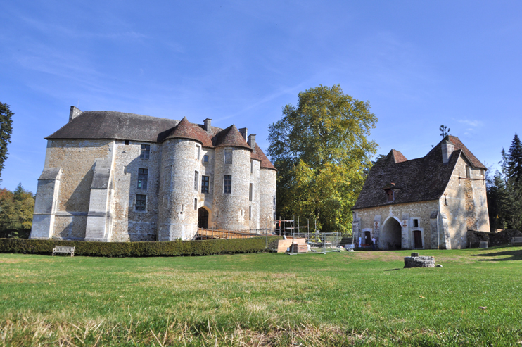 La château du domaine d'Harcourt. (Photo Rodolphe Corbin © Patrimoine Normand) 