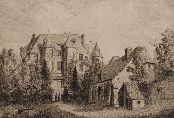 Château d’Harcourt -?Émile Vaucanu (© Musée des Beaux-Arts de Bernay).