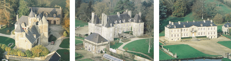 Trois chateaux du valognais