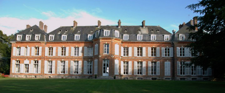 L'arrière du château avec les appartements de l'Impératrice (©château de Sassetot). 