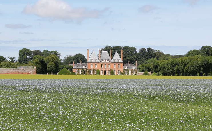 Château de Mesnil Geoffroy - la majesté paysagère