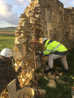 La forteresse de Château-sur-Epte renaît doucement (© Héritage historique)