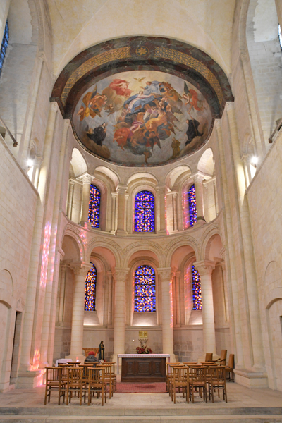 Chœur de l’église de la Sainte-Trinité de Caen. (Photo Rodolphe Corbin © Patrimoine Normand).