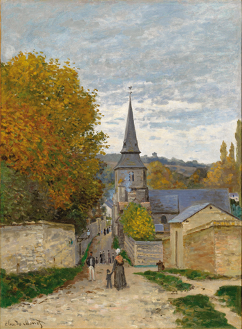 Claude Monet (1840-1926), Rue à Sainte-Adresse, huile sur toile, 80 × 59.2 cm, 1866-1867. (© Image courtesy Clark Art Institute – clarkart.edu)