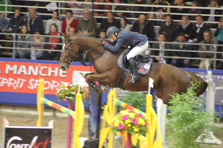 La Suisse Claudia Gisler, sur son KWPN Touchable. (© Thierry Georges Leprévost)