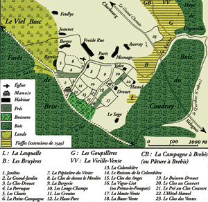 Le domaine de Gilles de Gouberville au Mesnil-au-Val, reconstitué par le professeur Roupsard. (« Histoire et Sociétés rurales » - N° 17.)