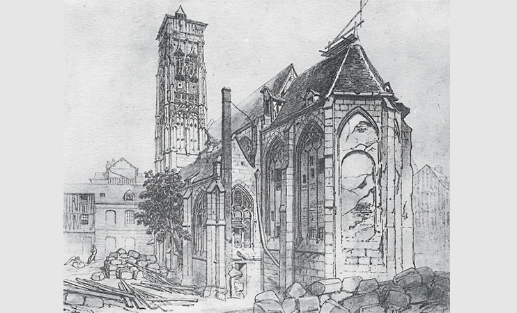 Rouen disparu : l'église Saint-André