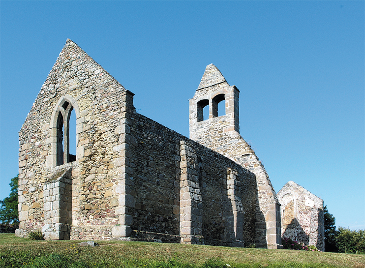 Églises romanes dans la baie du Mont-Saint-Michel
