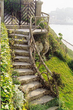 Escalier de Granville. (Photo Annie Delpech © Patrimoine Normand).