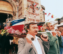 Yport - Bénédiction des bateaux et de la mer (Photo Eric Bruneval © Patrimoine Normand).