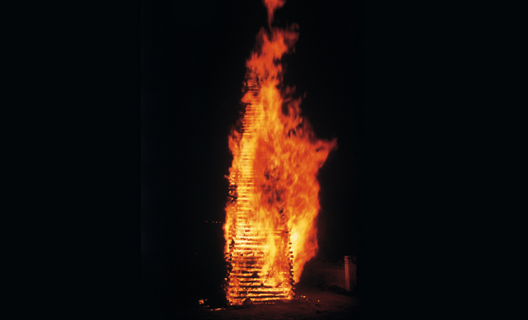 Le feu de Saint-Clair à La Haye-de-Routot