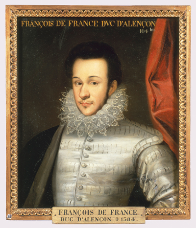 Dautel, François de France, duc d'Alençon, 1584, Musée Louis-Philippe, Eu. (© Muse?e Louis-Philippe)