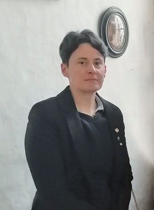 Gwendoline Guillou a fait part de son inquiétude en intervenant au château du Blanc-Buisson devant les membres de l’association Vieilles maisons françaises.(© Virginie Michelland)