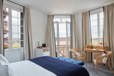 Hôtel Flaubert de Trouville-sur-Mer. Trente et une chambres qui ont chacune leur atmosphère. (© Gaëlle Le Boulicau)