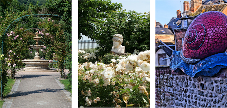 Honfleur : les trois jardins