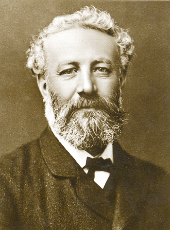 Portrait de Jules Verne par le photographe Nadar, vers 1875. (© Coll. Philippe Valetoux)