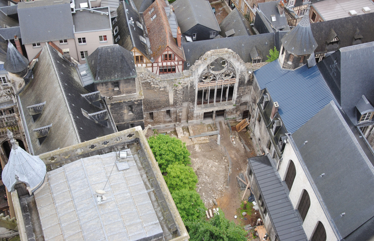 Les palais oubliés des archevêques de Rouen