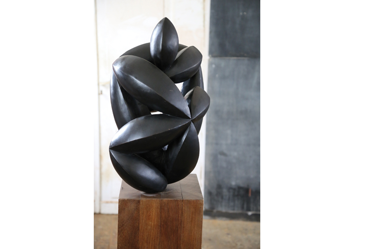 Le sculpteur, Axel Cassel. (© Bertrand Riegier)