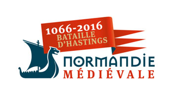 Logo du 950e anniversaire de la bataille d'Hastings (© Normandie Tourisme).