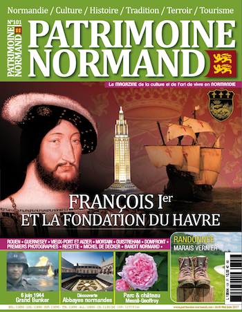 Patrimoine Normand n°101 (Avril-Mai-Juin 2017). En kiosque à partir du 10 avril 2017 - 108 pages. Magazine trimestriel.