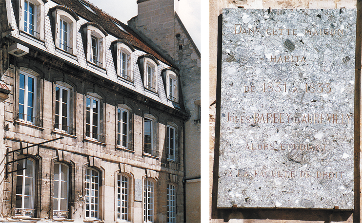 Barbey d’Aurevilly à Caen