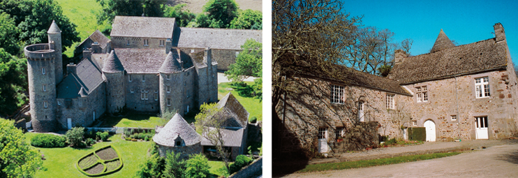 Châteaux et manoirs du Cotentin - Secteur de la Hague/les Pieux