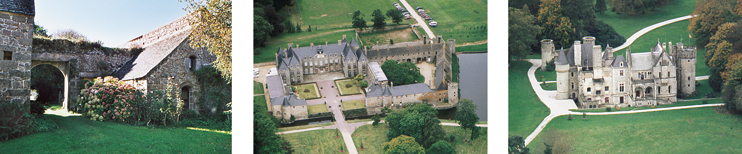 Chateaux et manoirs de la Hague (Tréauville ; Flamanville ; Martinvast)