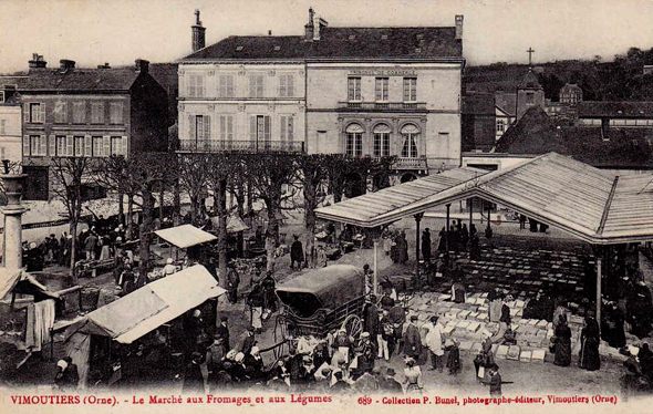 Le marché de Vimoutiers (DR).