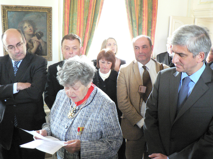 Monique Corblet de Fallerans - commandeur de la Légion d’honneur