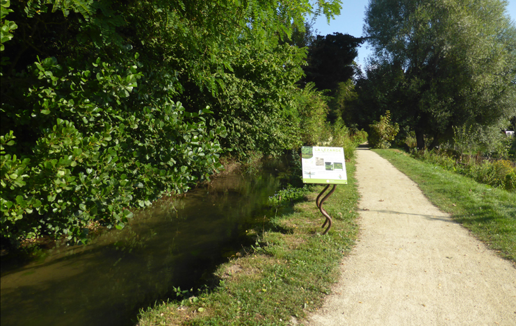Le parc-jardin de la sente des Rivières à Montivilliers