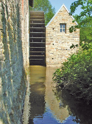 Le moulin de Pontécoulant, dans le Calvados. (© Pascal Billard).