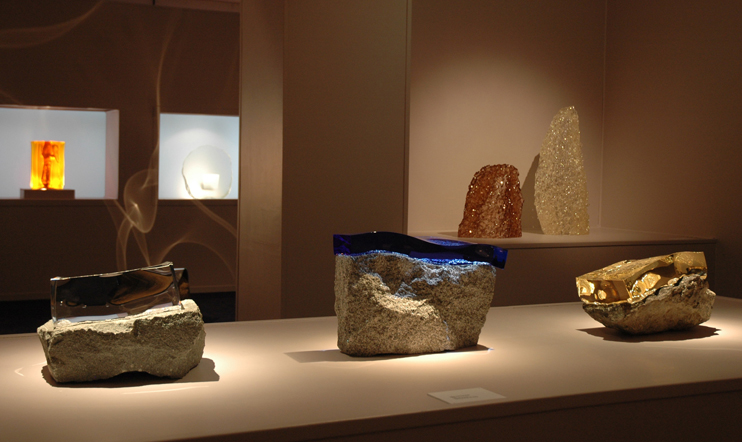 Exposition au musée du Verre de Conches